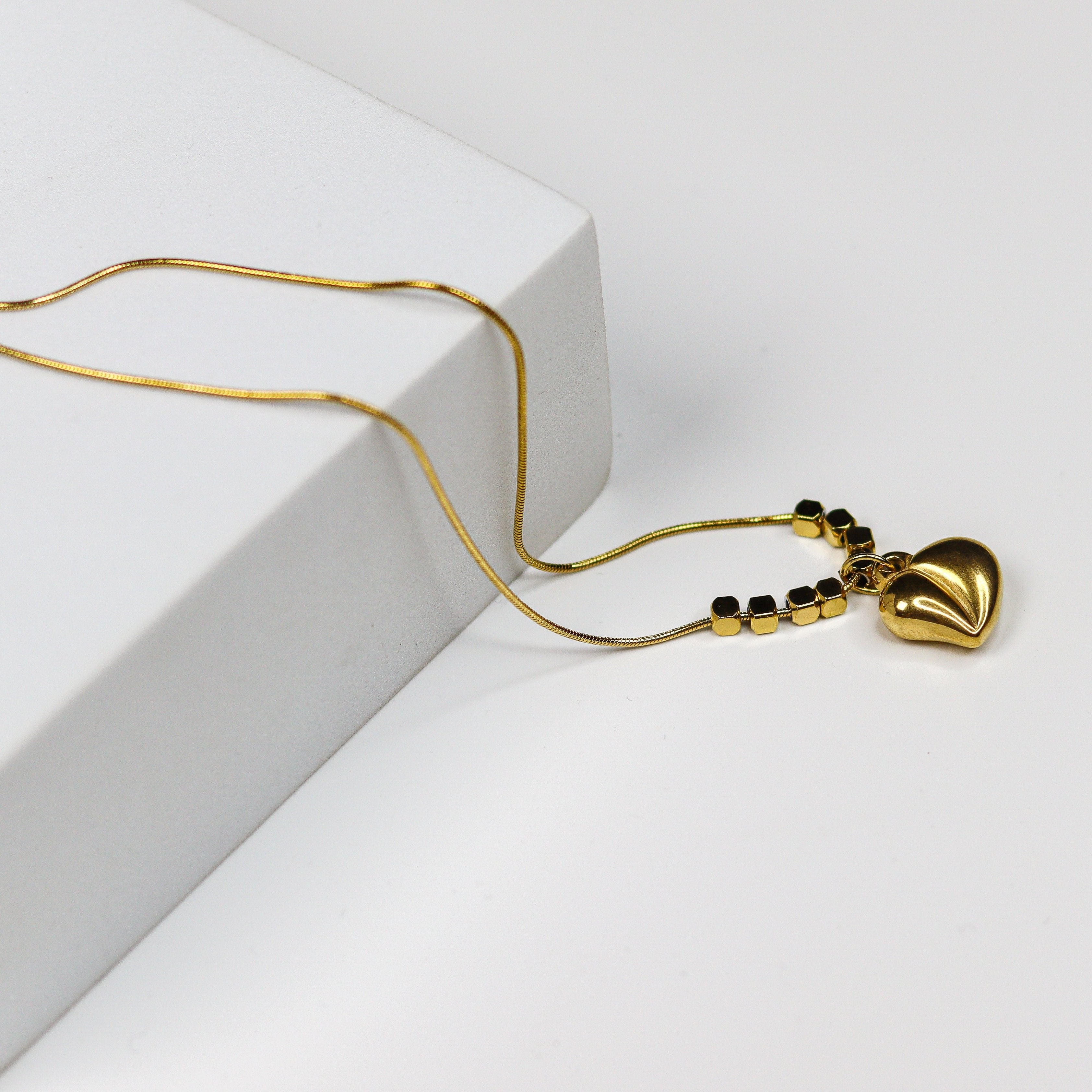 Heart Beads Necklace - Adorn-iq