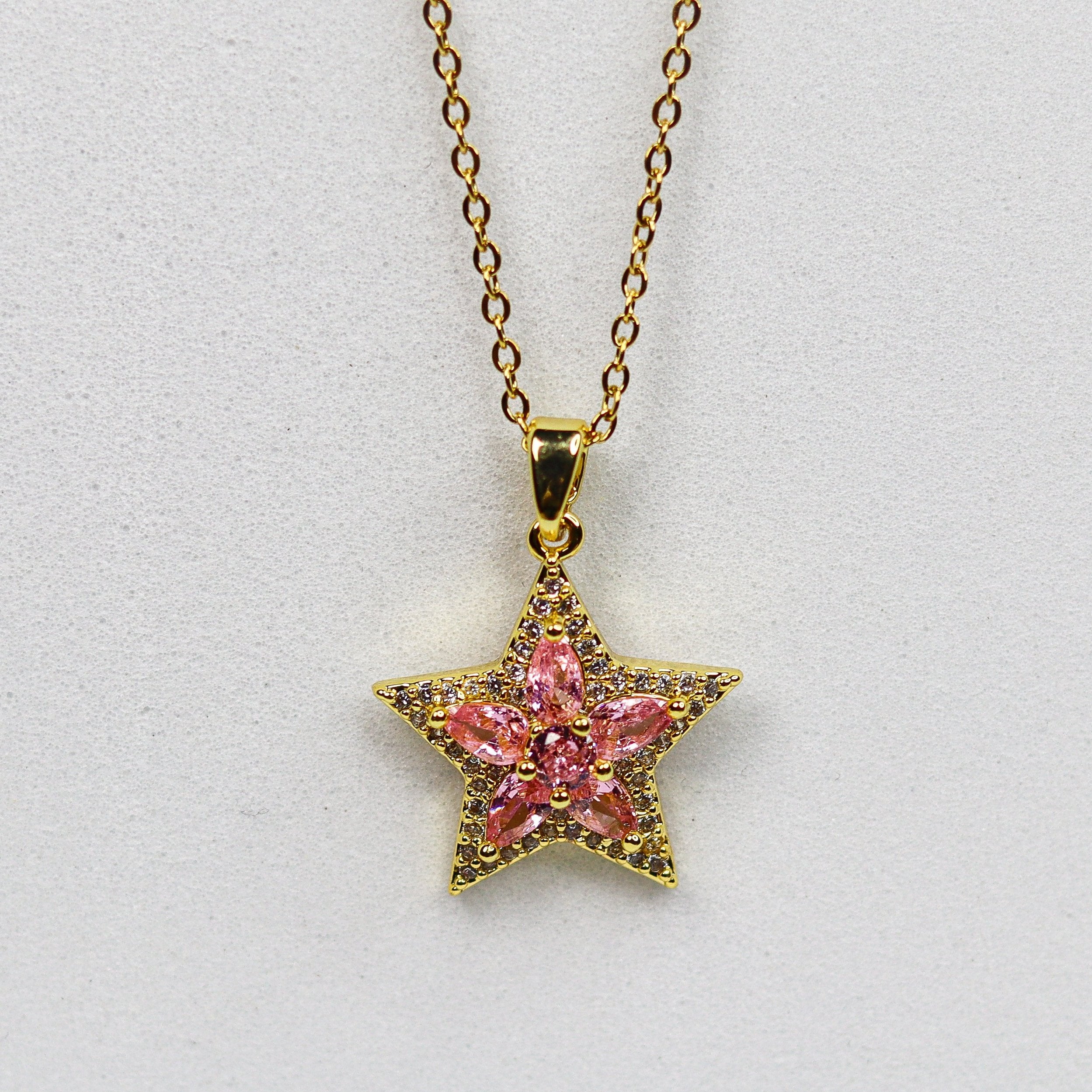 Crystal Star Necklace - Adorn-iq