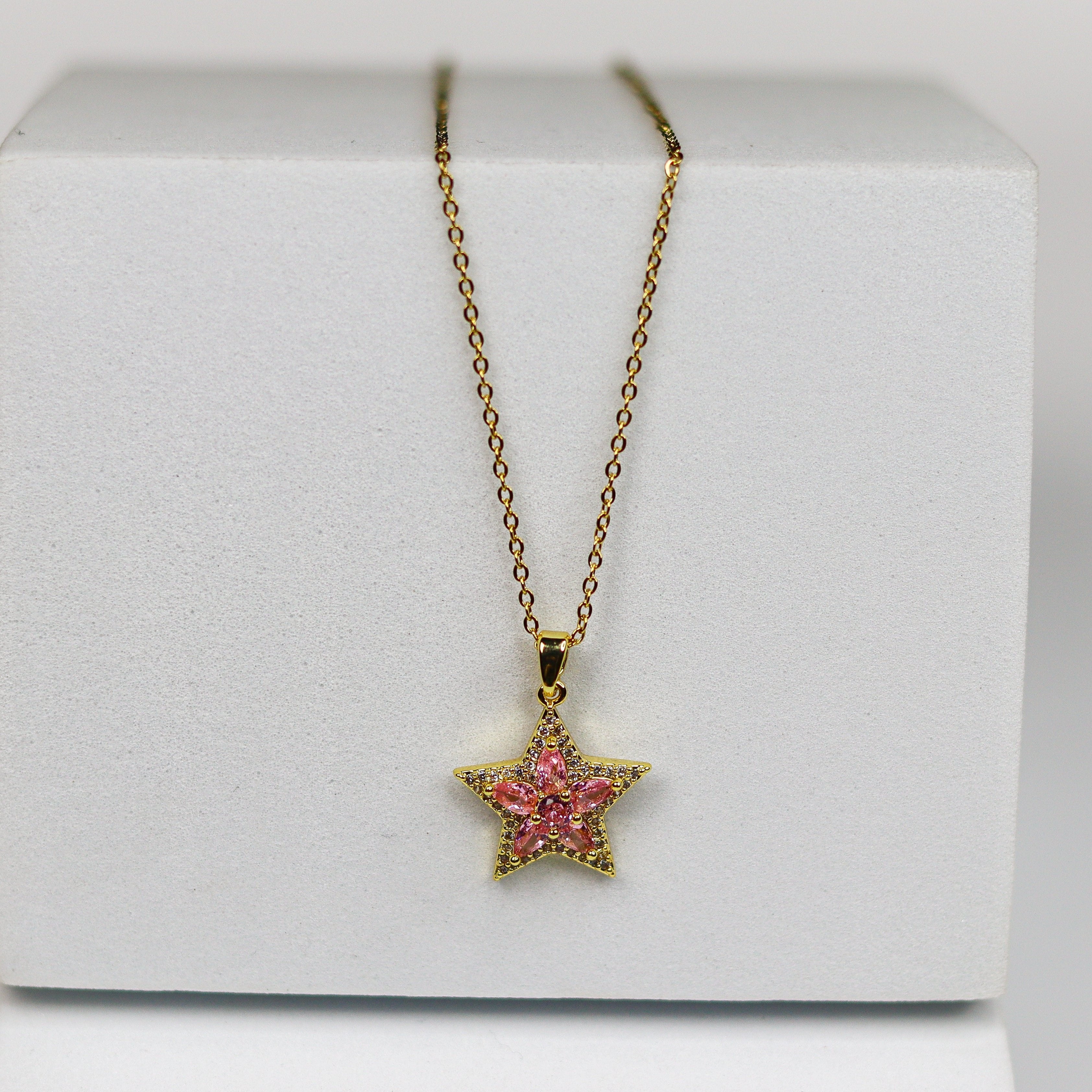 Crystal Star Necklace - Adorn-iq