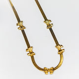 Mini Vintage Bow Necklace - Adorn-iq