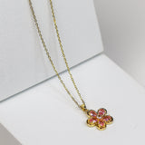 Pink Petal Necklace - Adorn-iq