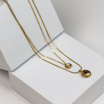 Double Layer Pearl Necklace - Adorn-iq