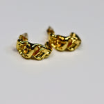 Irregular Pattern Half Hoops - Adorn-iq