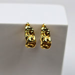 Irregular Pattern Half Hoops - Adorn-iq