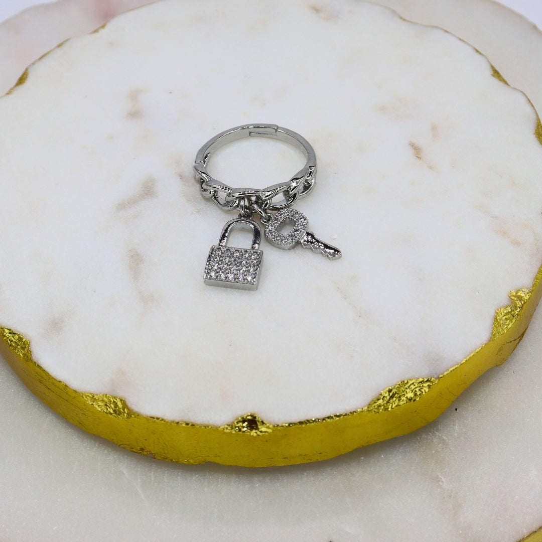 Key lock Ring - Adorn-iq