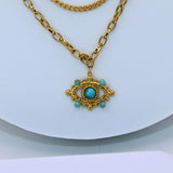 Layered Evil Eye Necklace - Adorn-iq
