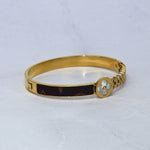 Leather band Clover Bracelet - Adorn-iq