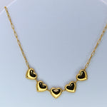Love Heart Gold Necklace - Adorn-iq