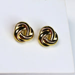 Luxe Knot Studs - Adorn-iq