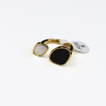 Midnight Pearl Duo Ring
