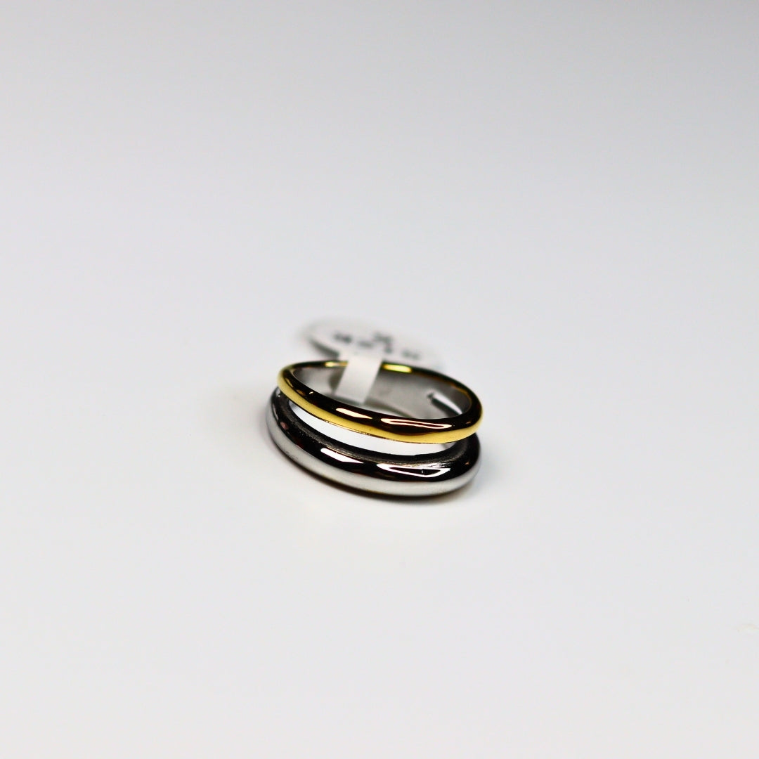 Mix Metal Ring - Adorn-iq