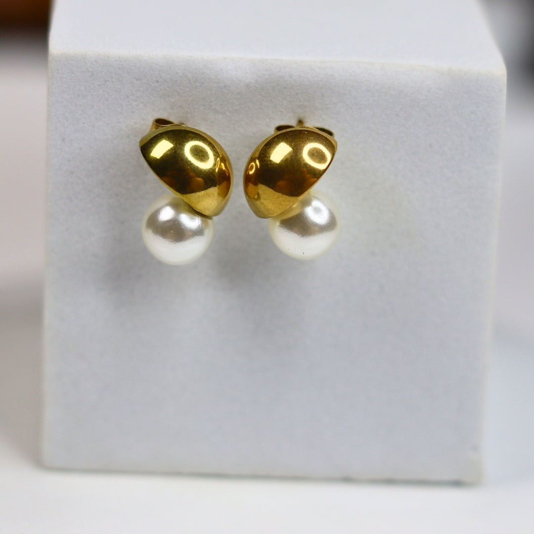Mush Pearl Earrings - Adorn-iq