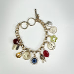 Nazar Stones Charm Bracelet - Adorn-iq