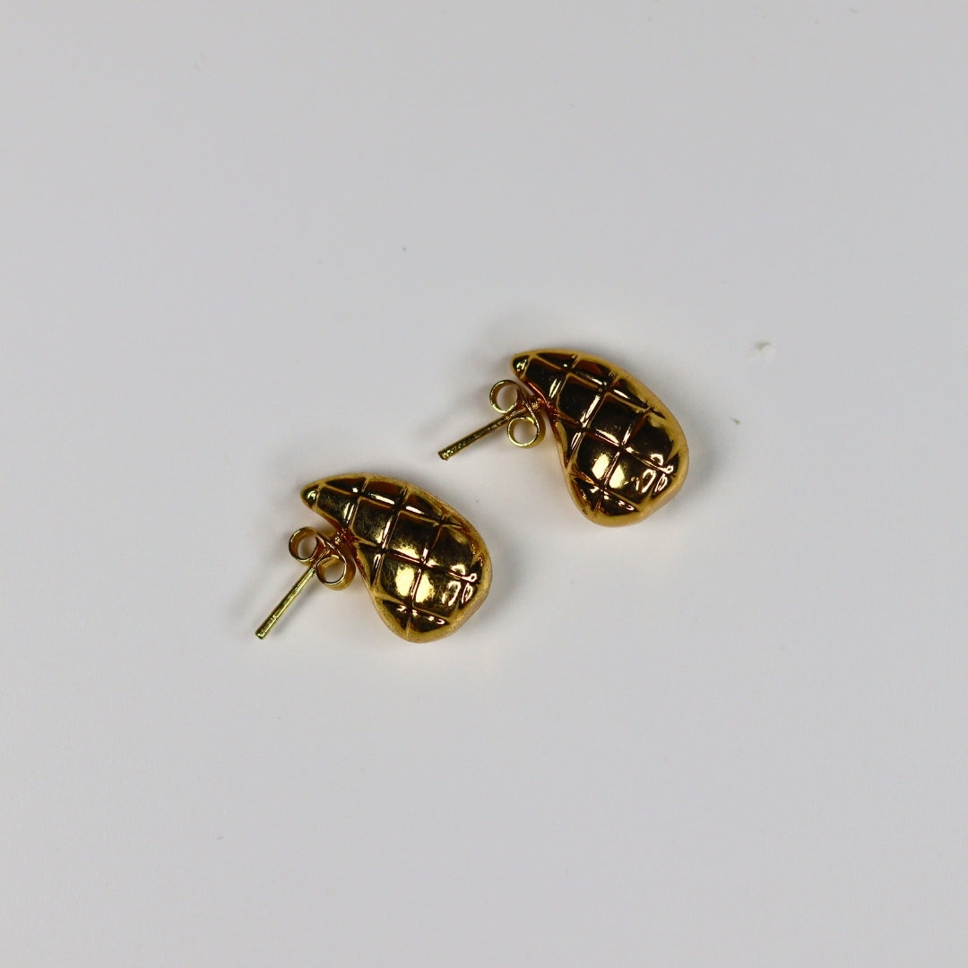 Pattern Mini Chubby Earrings - Adorn-iq