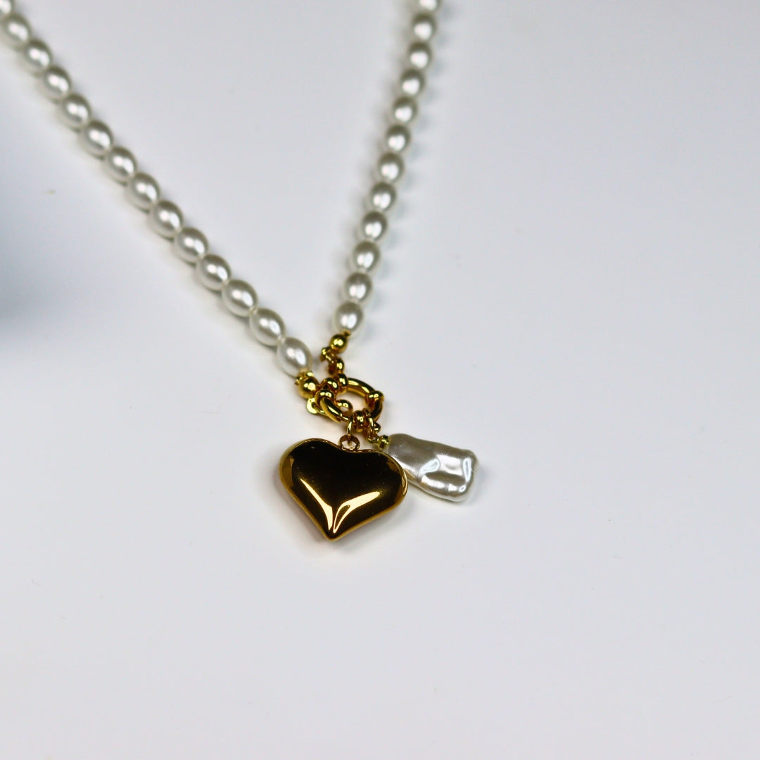 Pearl of Love Charm Necklace - Adorn-iq