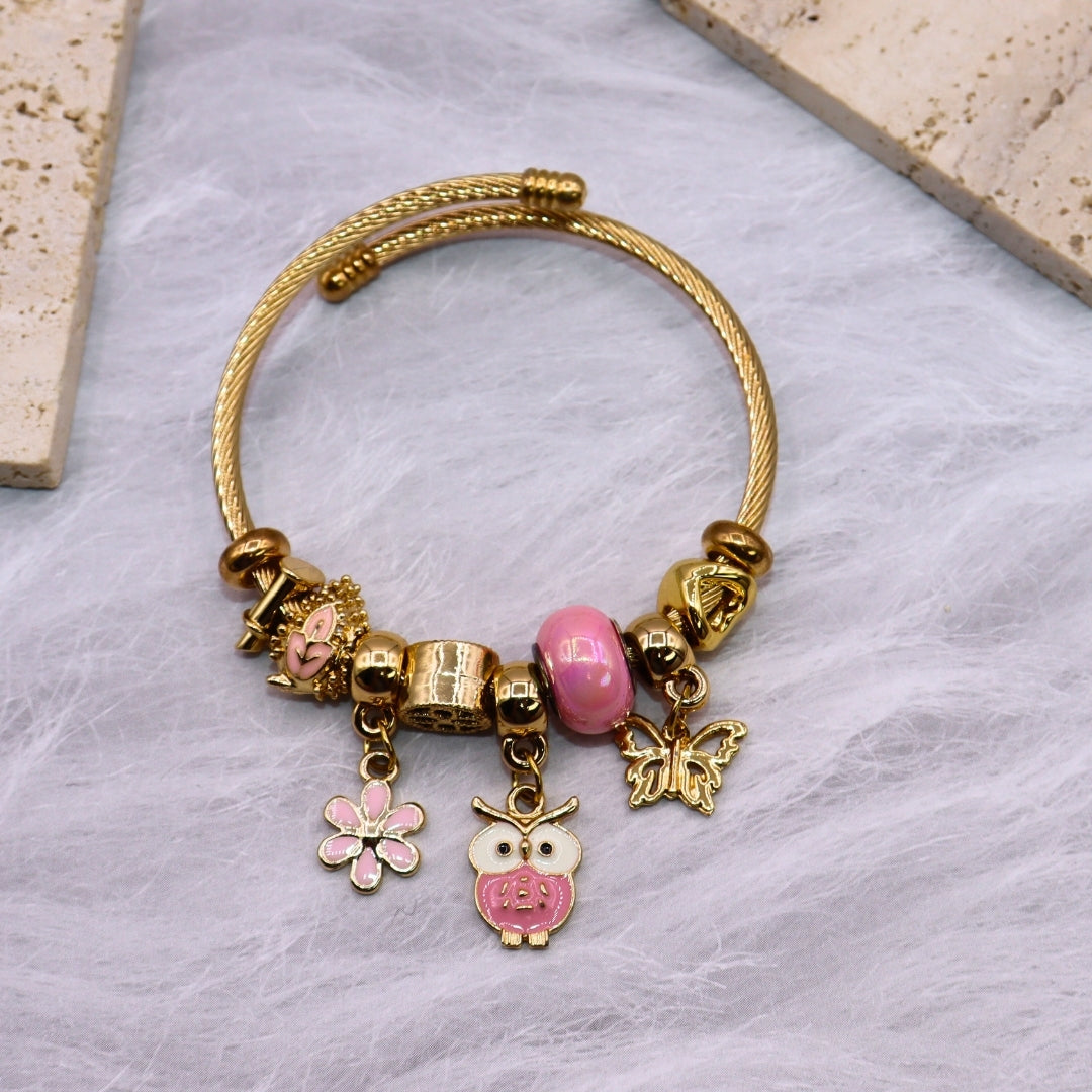 Owl Charm Bracelet - Adorn-iq