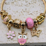 Owl Charm Bracelet - Adorn-iq
