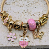 Owl Charm Bracelet - Adorn-iq