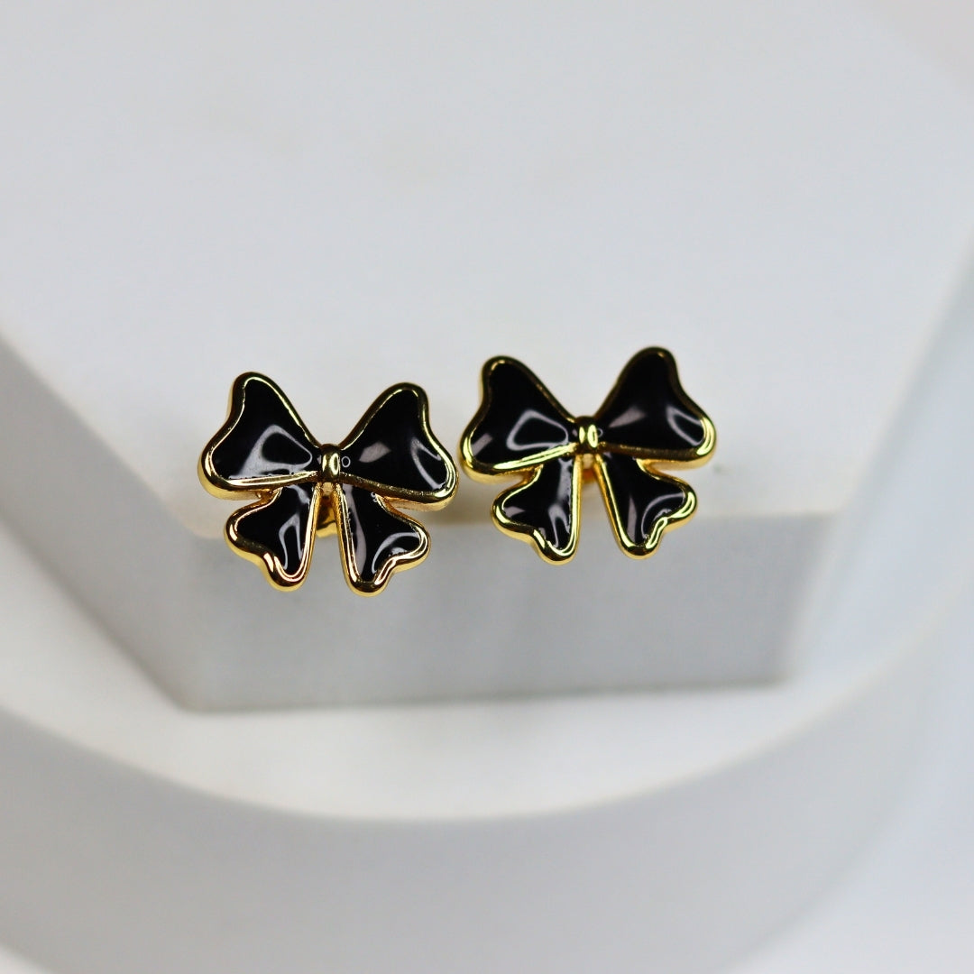 Pretty Bow Studs - Adorn-iq