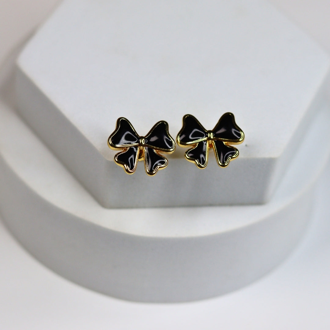 Pretty Bow Studs - Adorn-iq