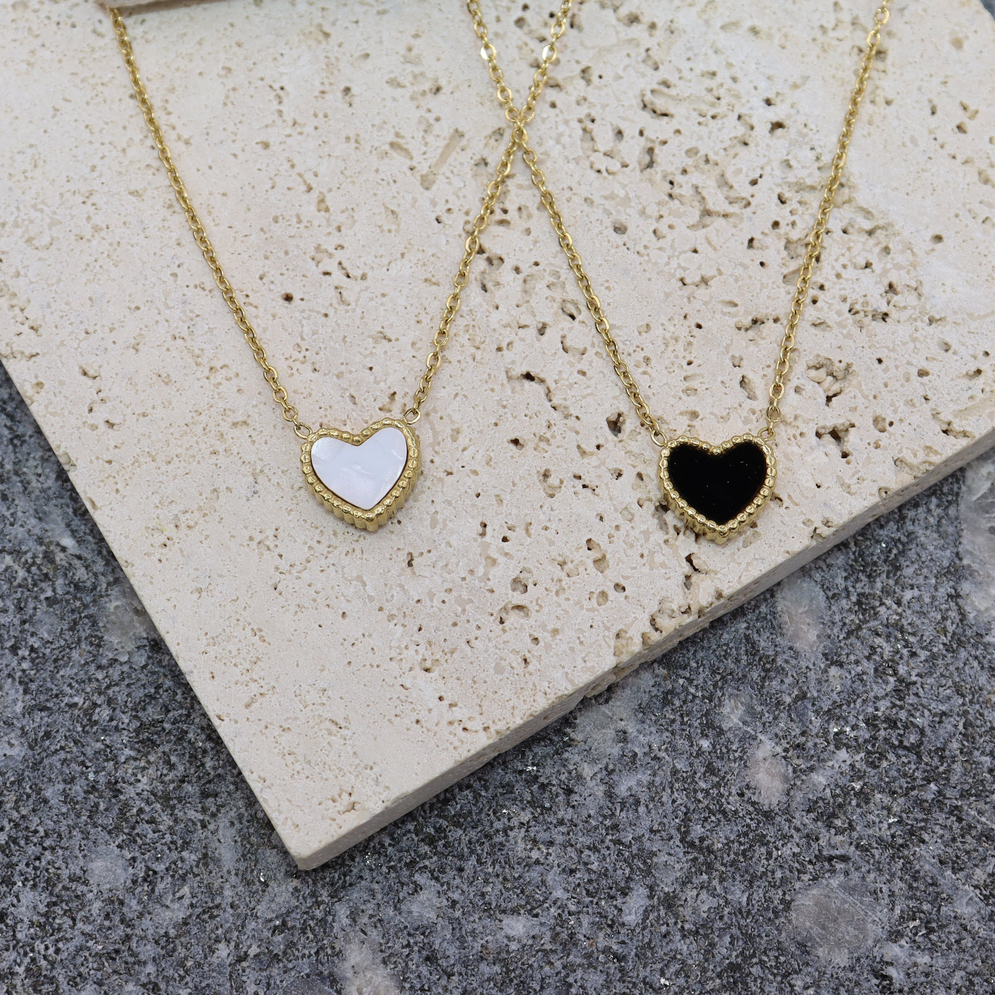 Reversible Heart Necklace - Adorn-iq