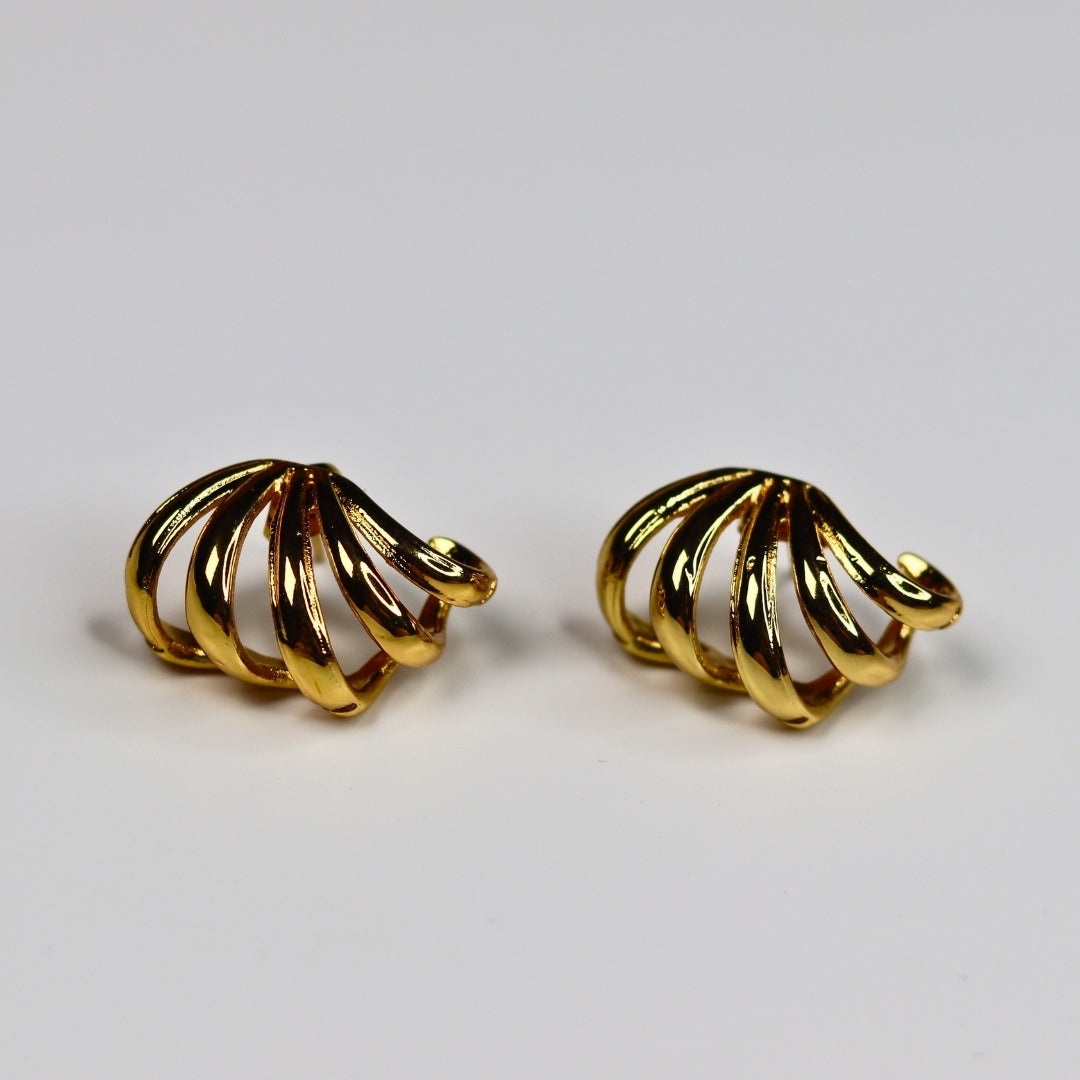 Shell Cuff Stud Earrings - Adorn-iq
