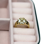 Snow White Floral ring - Adorn-iq