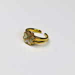 Snow White Floral ring - Adorn-iq