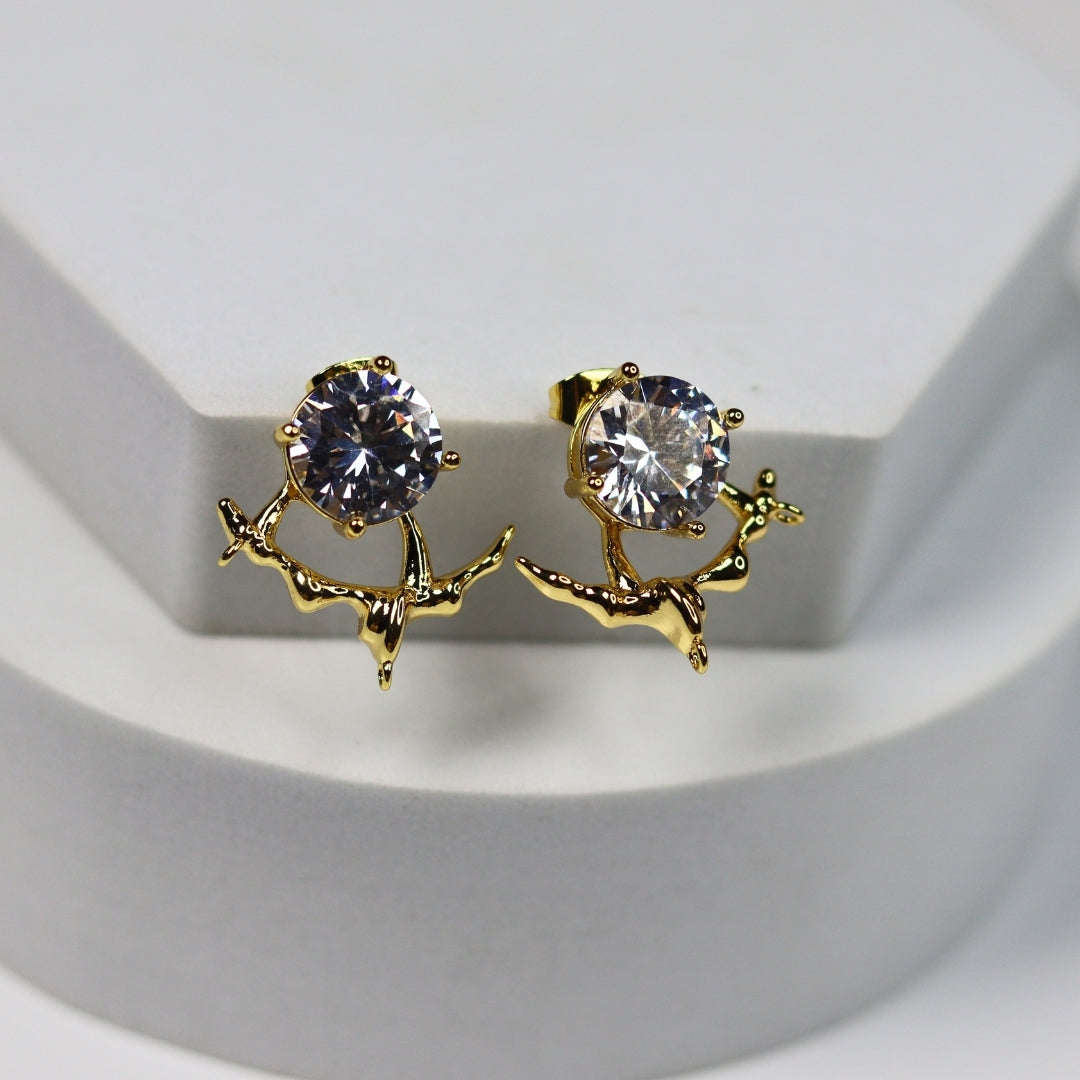 Solitair Studs - Adorn-iq