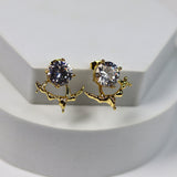 Solitair Studs - Adorn-iq