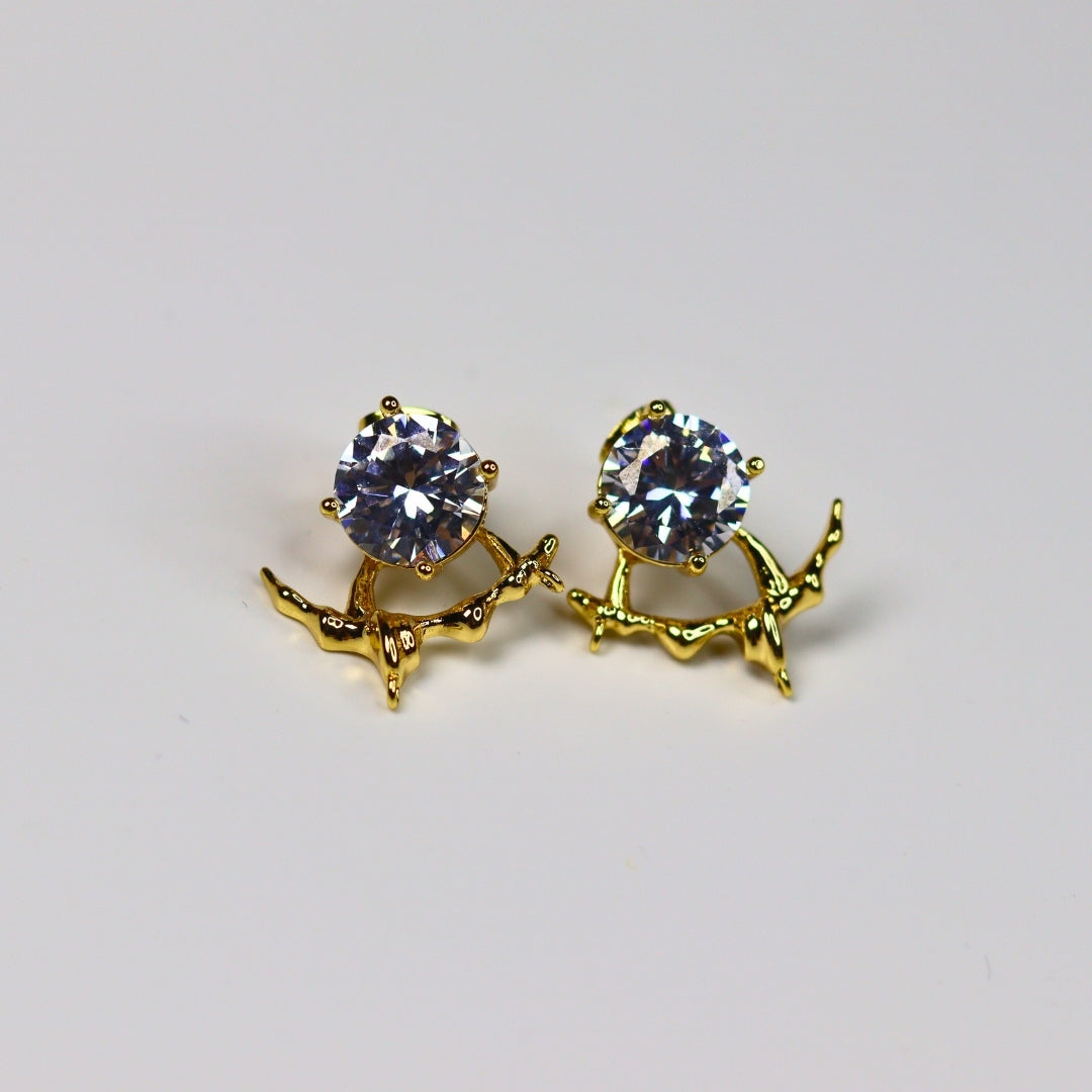 Solitair Studs - Adorn-iq