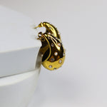Studded Glazed Drop Earrings - Adorn-iq