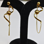 Swirl Ball Earrings - Adorn-iq