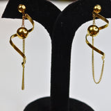 Swirl Ball Earrings - Adorn-iq