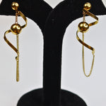 Swirl Ball Earrings - Adorn-iq