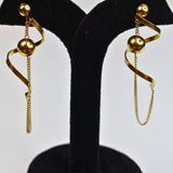 Swirl Ball Earrings - Adorn-iq