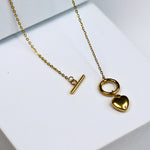 T Heart Necklace - Adorn-iq