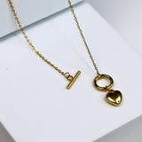 T Heart Necklace - Adorn-iq