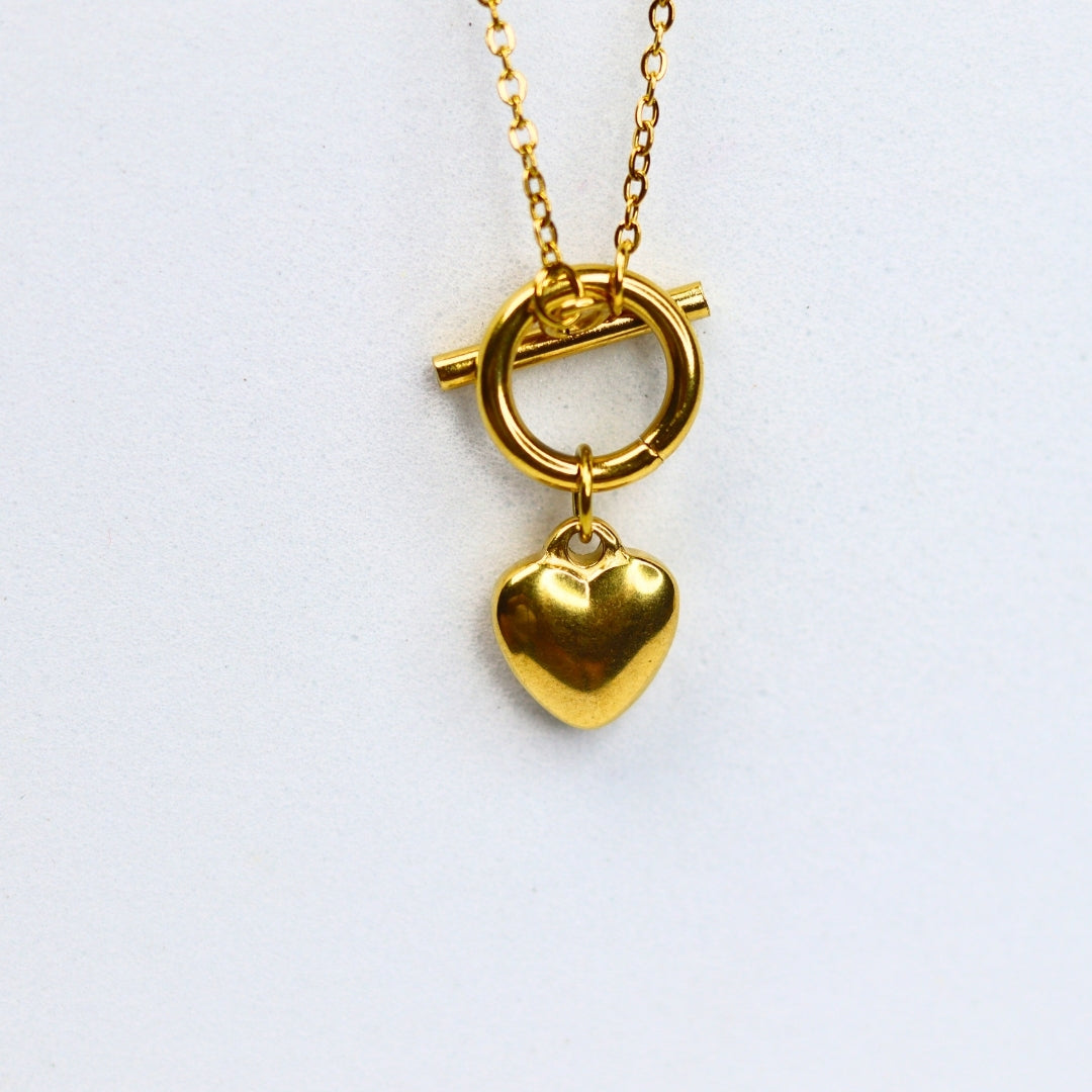 T Heart Necklace - Adorn-iq