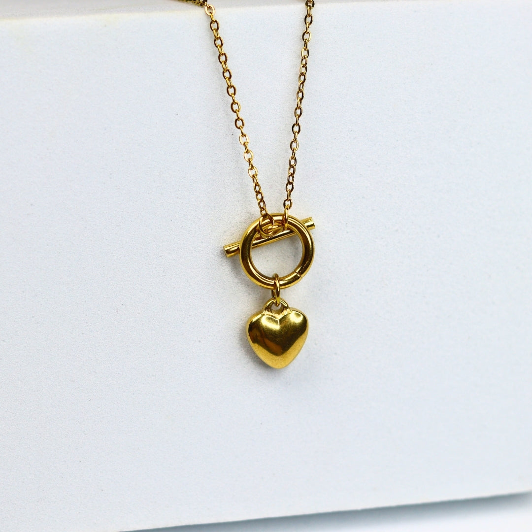 T Heart Necklace - Adorn-iq