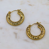 Textured Hoops - Adorn-iq