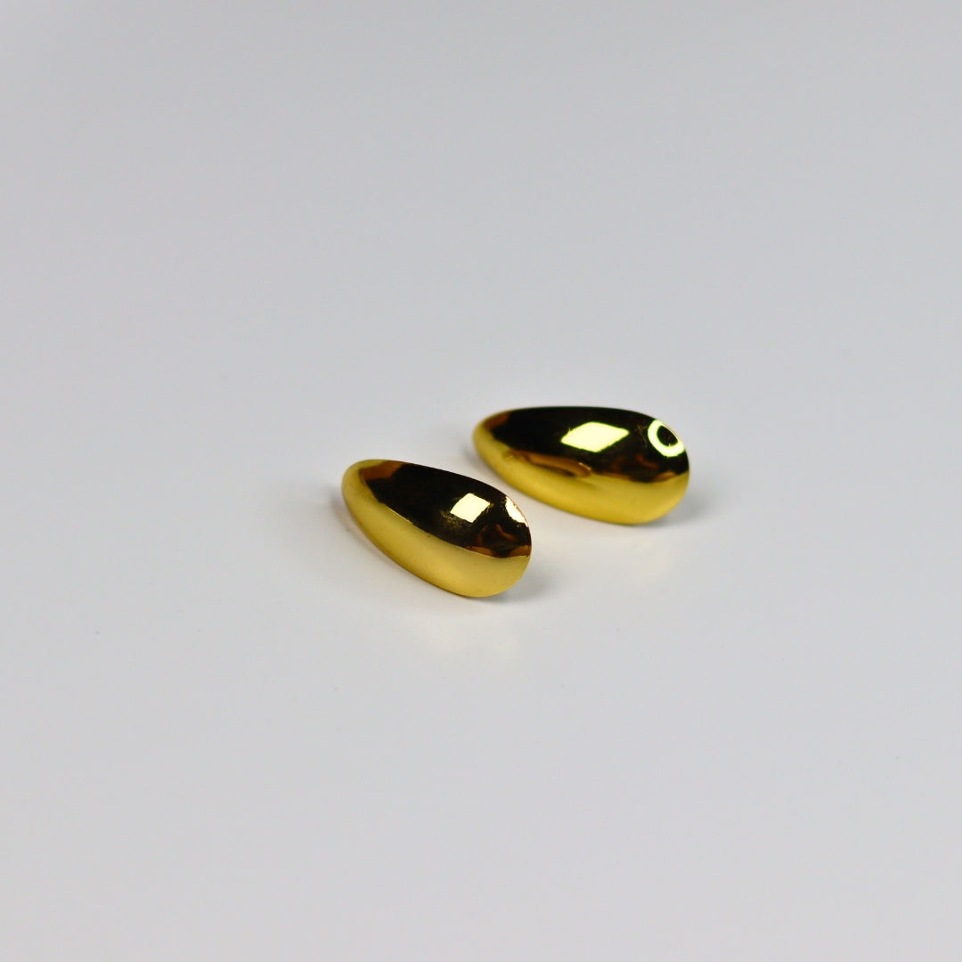 Thin Glazed Drop Earrings - Adorn-iq