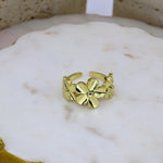 Trio Flower Ring - Adorn-iq