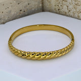 Twist Bangle Bracelet - Adorn-iq