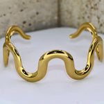 Wave Cuff Bracelet - Adorn-iq