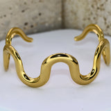 Wave Cuff Bracelet - Adorn-iq